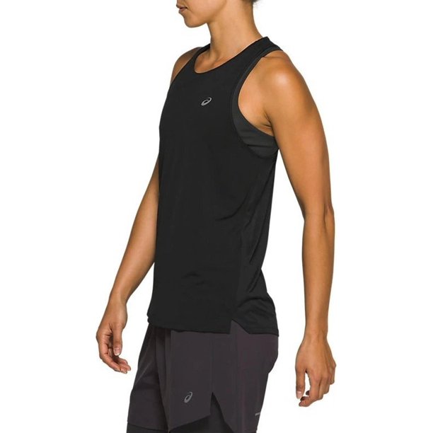 Playera Asics Mujer Race Sleeveless Negro Running 2012A787001