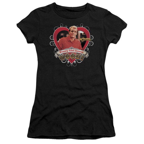 Cheers Woody Junior Women's Sheer T-Shirt Black