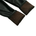 thumbnail image 6 of Godderr Kids Toddler Girls Fleece Faux Leather Pants Baby Thick Warm Strech Leggings Tights Teens Thick Trousers for 3-12 Years, 6 of 7