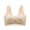 Beige, variant on 1pcs Women Lace Plus Size Bra Basic Anti Sagging Thin Vest With Padded Female Brassier Lady Ice Silk Seamless Comfort breath Bra