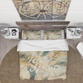 thumbnail image 3 of Designart 'Wild Spirit Blue And Cream Cottage Feathers' Cottage Duvet Cover Set, 3 of 4