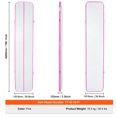 thumbnail image 3 of VEVOR Gymnastics Air Mat, 4 inch Thickness Inflatable Gymnastics Tumbling Mat, Tumble Track with Electric Pump, Training Mats for Home Use/Gym/Yoga/Cheerleading/Beach/Park/Water, 16 ft, Pink, 3 of 10