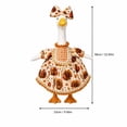 thumbnail image 3 of Thanksgiving Porch Goose Costume Set, Fall Outfit for Large White Goose Yard Decoration, Fits 23 Inch Garden Patio Goose Statue, 3 of 4