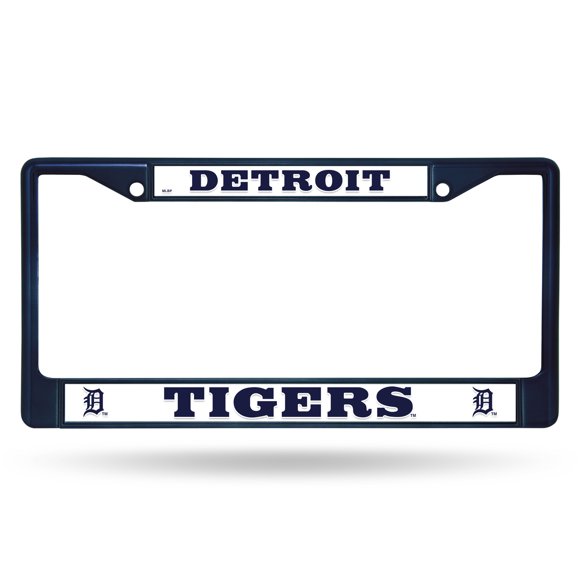 Detroit Tigers Cadre Chromé Bleu Marine
