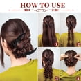 thumbnail image 3 of Peque De , Liviano 2 Piezas 2 Piezas De Cabello Lunar Madera Para Fiesta Para Mujeres, 3 of 7