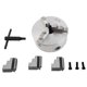 thumbnail image 2 of Acesorio de Lathe Chuck, 3 Kit de Chuck de Metal Auto Centrado en Mandíbula Con Llave Llave, Paravarias Piezas Sujetar, Hecho de Hierro Nodular, Destornillador Eléctrico Chuck, 2 of 7