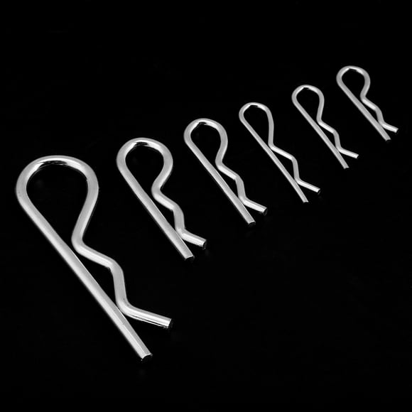 Cotter Pin Assortment, 150pcs R Cotter Pin Assortment Kit, Metal Tractor Pin Clips Heavy Duty Hitch Pin, Hitch Clips Pins