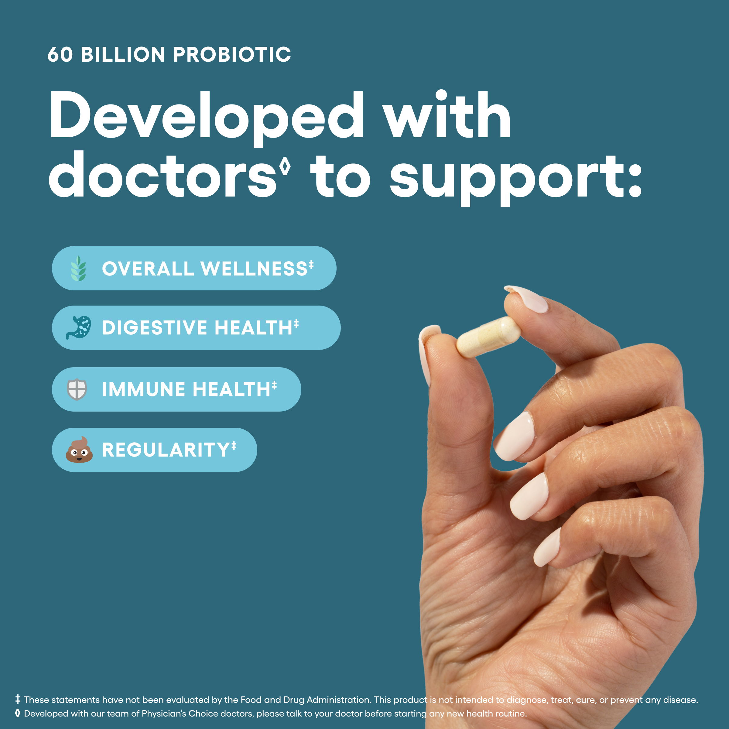 Physicians' Choice 60 Billion Probiotic, 30 Count photo 3