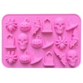 thumbnail image 2 of SeekLGT Halloween Chocolate Molds Silicone, 3D Pumpkin Hat Candy Mold Non Stick Baking Mold for Chocolate Fondant Jelly Soap Wax Resin DIY Crafts Fall Halloween Kitchen Party Supplies 1 Pc, 2 of 7