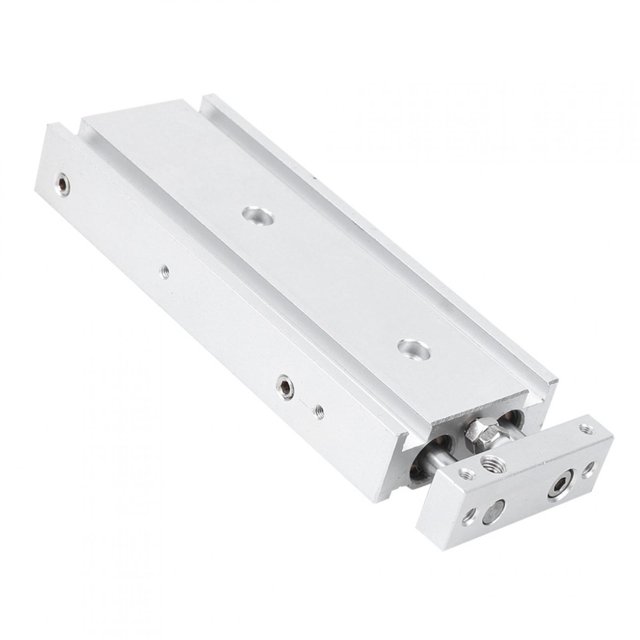 Loewten Pneumatic Slide Bearing Cushioned, Air Cylinder, CXSM10 For Automotive Food Processing Robotic Applications Material Handling