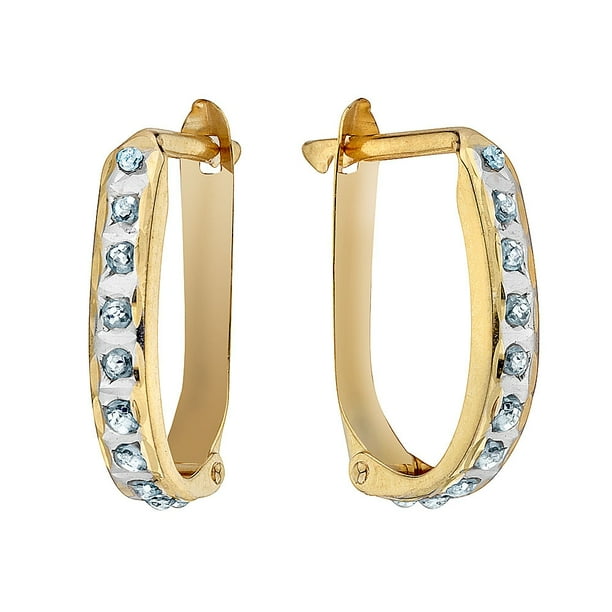 14k gold 2024 leverback hoop earrings