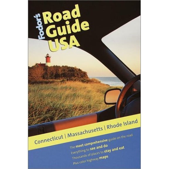 Pre-Owned Fodor's Road Guide Usa: Connecticut, Massachusetts, Rhode Island, 1st Edition (Paperback) 0679005005 9780679005001