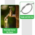 thumbnail image 3 of 10 Feet Heavy-Duty Stainless Steel Garden Hose with No Kink Design, 3 of 7