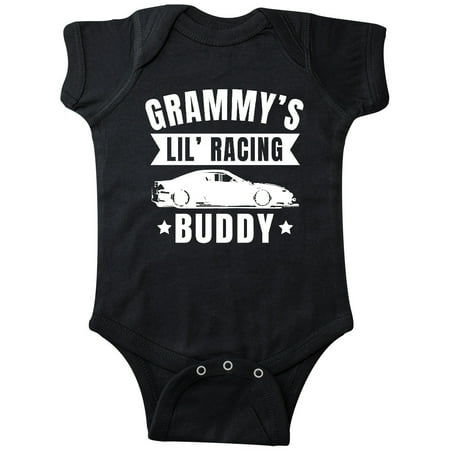 

Inktastic Grammys Lil Racing Buddy Gift Baby Boy or Baby Girl Bodysuit
