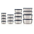 Anchor Hocking Glass Food Storage Containers with Lids, 30 Piece Set