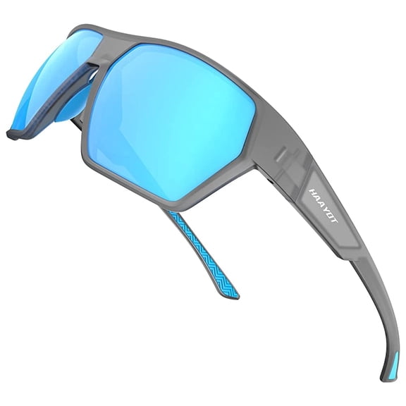 Polarized Sport Sunglasses for Men and Women, Flexible TR90 Frame for Cycling and Running
