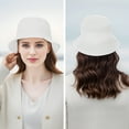 thumbnail image 4 of TOPTIE Blank Cotton Bucket Hat Fishing Hunting Hat Unisex Summer Outdoor Cap-Red, 4 of 7