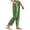 Green, variant on Linen Pants for Women Beach Pants for Women Tapered Pants Fashion Drawstring Lightweight Comfort Resort Wear High Waisted Resort Wear for Women 2026 Flowy Gauze Boho Bottoms Green 2XL