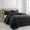 Grey, variant on 3 Pieces Queen Size Comforter Set, All Season Lightweight Breathable Bedding Set with 1 Down Alternative Comforter and 2 Pillowcases, Grey