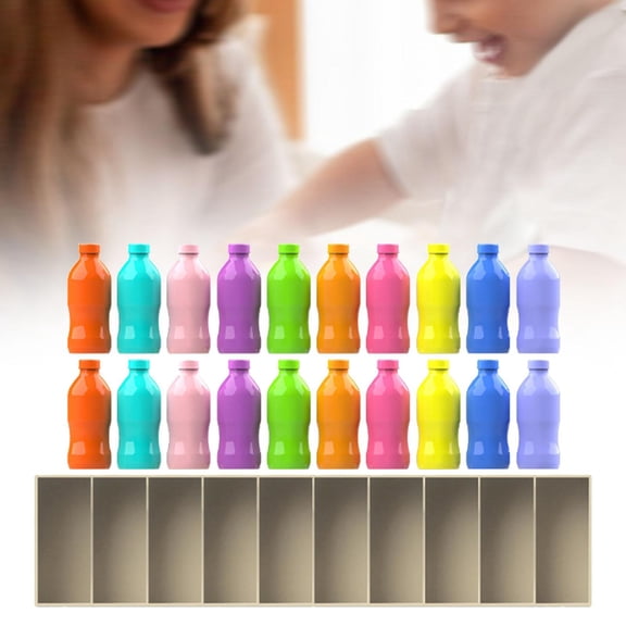 Juego de mesa divertido y educativo para combinar colores de botellas. Juego familiar único para aprender a combinar botellas, ideal para fiestas y