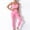25-Hot Pink, variant on SELONE Workout Sets for Women Two Piece Outfits Seamless Striped Hollow Yoga Clothes Hip Quick-drying Fitness Suit 27-Khaki S