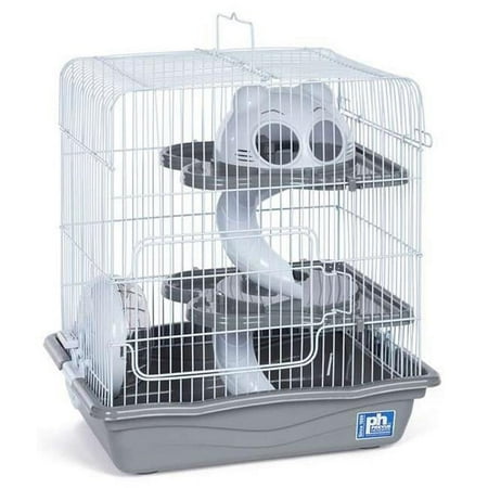 UPC: 0048081620038 | Prevue Pet Products Hamster Haven Cage Gray – Small