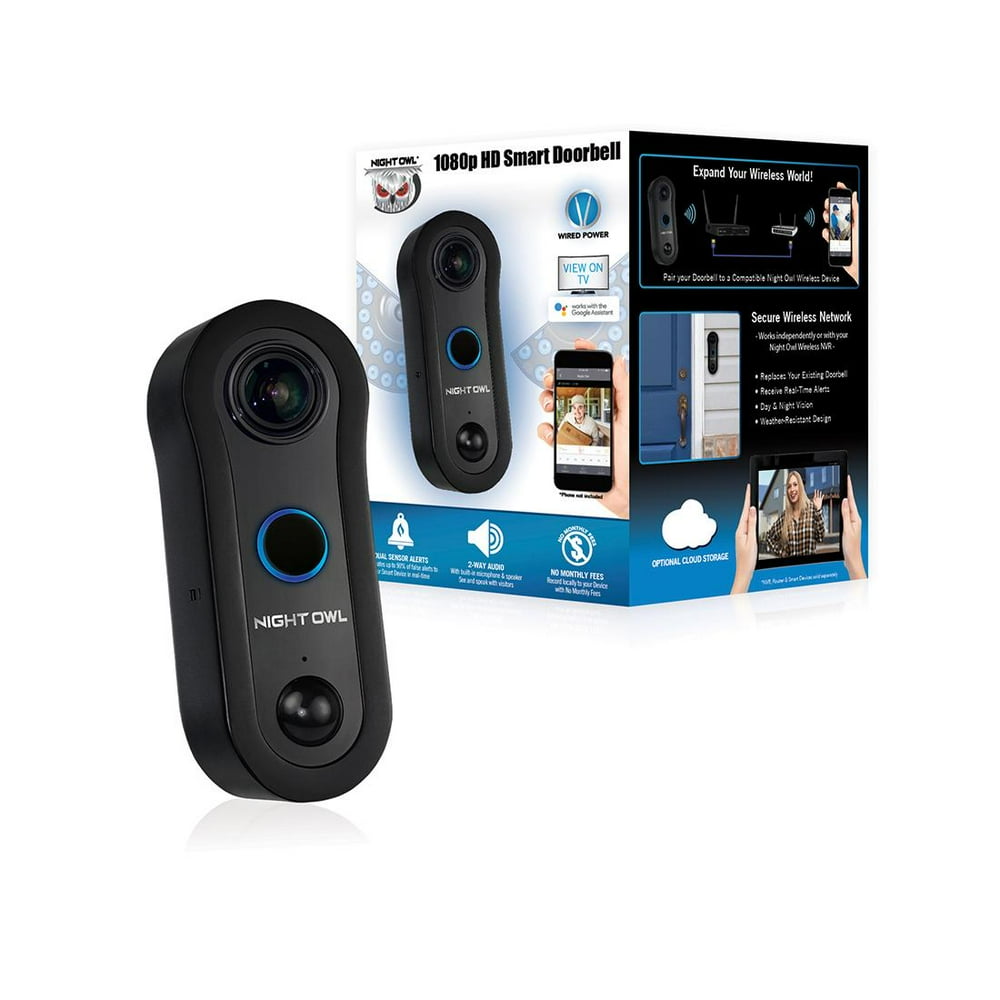 1080p Night Owl Wireless Smart Doorbell