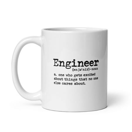 

Engineer Definition Mug Funny Science Joke Novelty Cup-11oz