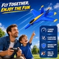thumbnail image 4 of JoyStone F18 RC Plane for Kids, 2.4GHz Remote Control Fighter Jet with 6-Axis Gyro, LED Lights, 2 Batteries, Easy to Fly Airplane Toy for Adults, 4 of 9