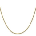 thumbnail image 2 of Primal Gold 14 Karat Yellow Gold 1.8mm Flat Wheat Chain, 2 of 4