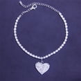 thumbnail image 5 of Joyería Tobillera Pulsera Cadena Playa Mujeres Pie Corazón Tobillera, 5 of 5