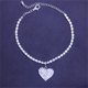 thumbnail image 5 of Joyería Tobillera Pulsera Cadena Playa Mujeres Pie Corazón Tobillera, 5 of 5