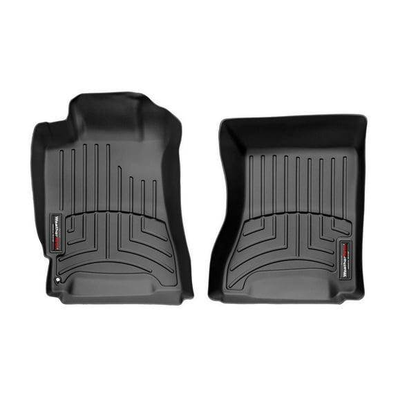 WeatherTech Custom Fit FloorLiners compatible with 2003-2008 Subaru Forester - 1st Row (Driver & Passenger), Black