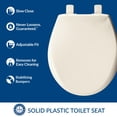 thumbnail image 2 of Asiento de Inodoro Bemis Aurora Redondo con Cierre Suave Color Biscuit, 2 of 8