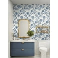 thumbnail image 5 of Stacy Garcia Home Blue Lagoon Jaclyn Peel and Stick Wallpaper, 5 of 8