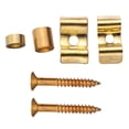 thumbnail image 1 of EeaseCA 3 Ensembles/pack Guitare Électrique Tête Bouton Pression Boucle de Verrouillage Corde Dispositif de Corde Instruments de Musique Pièces de Basse Accessoires (Doré), 1 of 8