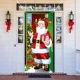 thumbnail image 5 of harmtty Reusable Christmas Decor Christmas Door Festive Door Hanging Blanket for Holiday Home Decor, 5 of 8