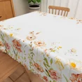 thumbnail image 4 of Nanqianyi Spring Floral Tablecloth,Waterproof Reusable Rectangle Table Cover for Kitchen Dining Party,52"x70", 4 of 6