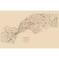 thumbnail image 2 of Gage 24x17 White Modern Wood Framed Museum Art Print Titled - Placer County California Mining - Gage 1902, 2 of 4