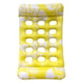 thumbnail image 2 of Creatitoy Inflatable Tanning Pool Lounger - Headrest Floating Bed Air Mattress Swimming Pool Beach Water Sleeping Bed for Adults, 2 of 8