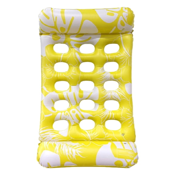 ZhangC Inflatable Pool Floats Mat for Adults, 28.4x53.2 Inches Large Pool Floaties Adults Size with Headrest, Sun Tanning Raft Lake Beach Swimming Pool Party Floating Lounge