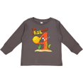 thumbnail image 3 of Inktastic I'm O-fish-ally Four Cute Puffer Fish Fourth Birthday Boys or Girls Long Sleeve Toddler T-Shirt, 3 of 5