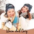 thumbnail image 4 of Yiaed Shark Wearing Swim Ring Print Winter Beanie for Men Women, Fleece Lined Beanie Soft Warm Knit Hat Ski Stocking Cuffed Ca, 4 of 6