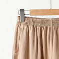 thumbnail image 4 of RQYYD Womens Casual Lounge Shorts Elastic Waist Pull On Bottoms Soft Breathable Lightweight Comfy Sleepwear Shorts with Pockets, 4 of 5