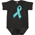 thumbnail image 3 of Inktastic Teal Awareness Ribbon Girls Baby Bodysuit, 3 of 5