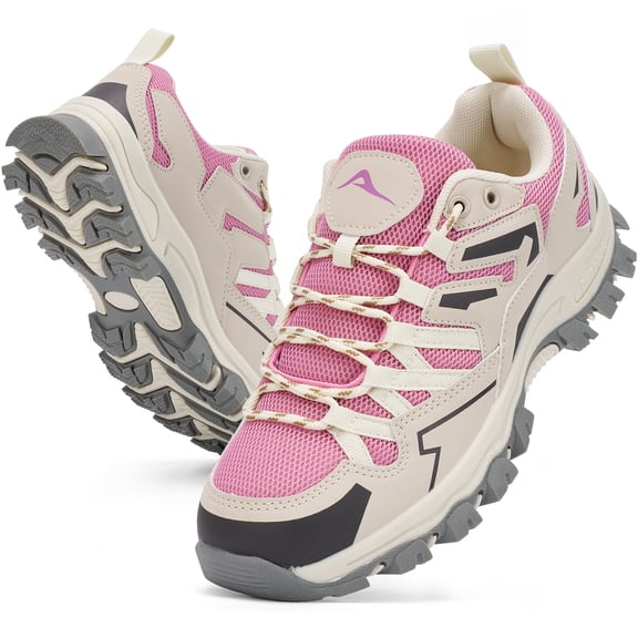 Ecetana Women's Hiking Shoes Lightweight Breathable Mesh Walking Sneakers Outdoor Shoes