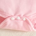 thumbnail image 4 of CAICJ98 Baby Girl Clothes Fall Winter Outfit Long Sleeve Ruffle Romper Plaid Skirt Bow Headband 3 Pcs Set (Pink,3-6 Months), 4 of 8