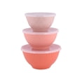 thumbnail image 1 of Mainstays Coral 6-Piece Plastic Serving Bowl Set, 1 of 6