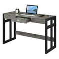 thumbnail image 6 of Convenience Concepts 47.25" Monterey Desk with Charging Station, Weathered Gray/Black, All Ages, 6 of 8