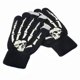 thumbnail image 1 of Guantes de calavera Guantes de esqueleto con pantalla táctil que brillan en la oscuridad Suministros de Halloween, 1 of 5